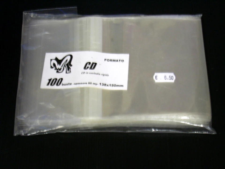 CD - WR BUSTE pacco da 100 per proteggere e conservare i Cd...-Scegli il meglio!