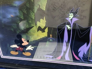 Disney Cel Art Mickey Mouse And Evil Queen Limited Edition  - Picture 1 of 6