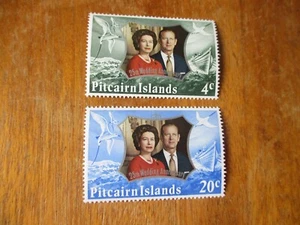 Pitcairn Islands 1972 - 25th Royal Silver Wed Anv - MNH Set - Sg124 - 5 - Picture 1 of 3