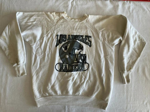 Vintage Los Angeles Raiders Sweater Size XL Cover