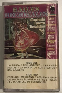 Bailes Regionales Mariachi Nuevo Tecalitlan Vol. V Cassette 1978 Ariola - AEC011 - Picture 1 of 2