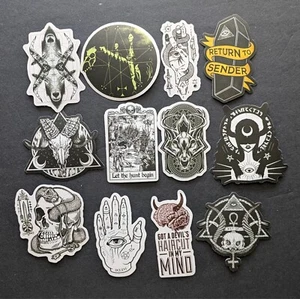 Demon, Lucifer, Gothic Stickers - Picture 1 of 1