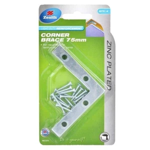 Zenith Light Duty Reinforcement Corner Brace 13mmX75mm WEC1075 - Picture 1 of 1
