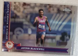 2024 Topps Chrome U.S Olympics Jaydin Blackwell #114 - Picture 1 of 2