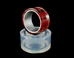 CLEAR SILICONE MOLD, (MB071) FOR BANGLE BRACELET, CREATE YOUR OWN JEWELRY - Picture 1 of 5