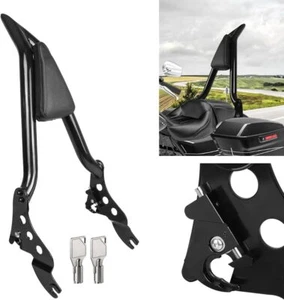 Detachable Backrest Compatible With For Harley Touring Road King Electra 09-24 - Imagen 1 de 7