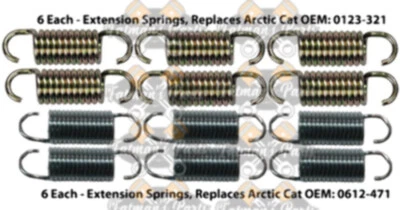 1995-1996 Arctic Cat ZRT 600 800 Snowmobile Exhaust Spring Replacement Kit - Image 1 of 4