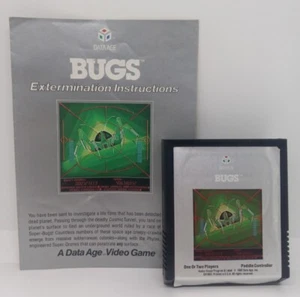 Bugs - Atari 2600 Vintage 1982 Game Cartridge & Manual By Data Age - Picture 1 of 4
