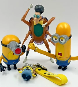 Cattivissimo Me 4 Mega Minions vs Maxime 4" Action Figure Minion Portachiavi - Foto 1 di 4