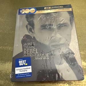 Rebel Without a Cause 4K Steelbook (4K Ultra HD + Blu-ray + Digital) NEW - Foto 1 di 7