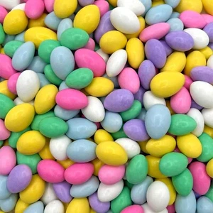 Jordan Almonds Candy | 1-Pound Bag | Pastel Colored Classic Party Favor - Picture 1 of 6