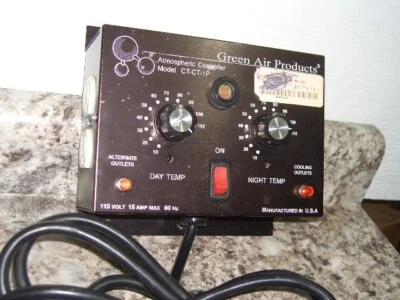 Controlador atmosférico Green Air Products ct-ct-1p sin probar Foto 1 de 4