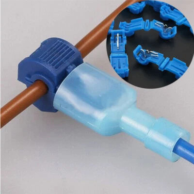 Quick Lock Splice Wire Connector Terminal Crimp Clip Car Wiring Cable Kit - Image 1 of 2