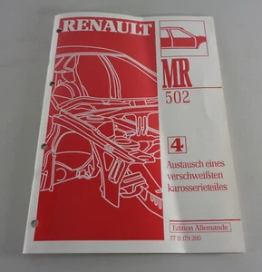 Manual de Taller Renault Cliotwingo Safrane Espace Carrocería De 1994 - Imagen 1 de 1
