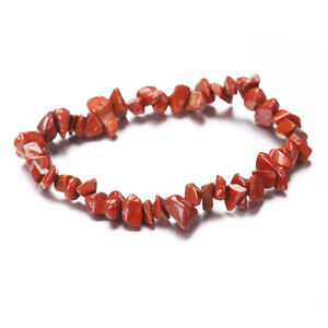 Natural Gemstone Chip Beads Stretchy Bracelet Reiki Chakra Fashion Jewelry