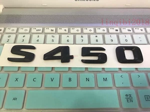 Black " S450 " High quality Rear Trunk Emblem Decal Badge FOR Mercedes Benz S450 - Picture 1 of 4