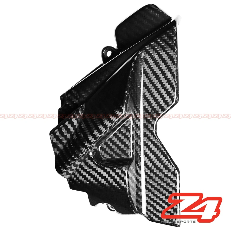 Carenado protector de cubierta de piñón delantero de fibra de carbono Triumph Tiger 800 XR 2011-2016 Foto 1 de 1