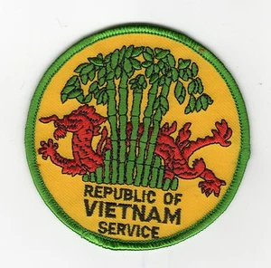 Parche de gato Rep of Vietnam serv color 3" BC no M0714 - Imagen 1 de 1