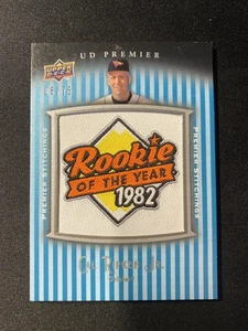 2008 UD Premier Premier Stitchings Rookie of the Year Cal Ripken Jr. /75 - Bild 1 von 2