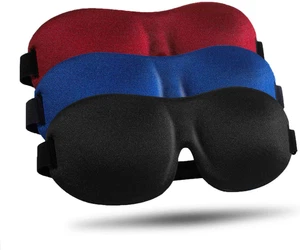 Sleep Mask for Side Sleeper 3 Pack, Blackout 3D Eye Mask for Sleeping - Picture 1 of 12