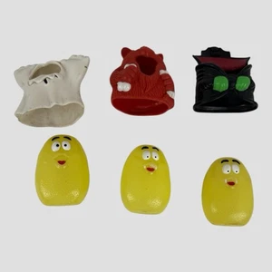 1998 McDonalds McNugget Buddies Glow in Dark Toys Set of 3 Vintage Nuggets Rare - Bild 1 von 9