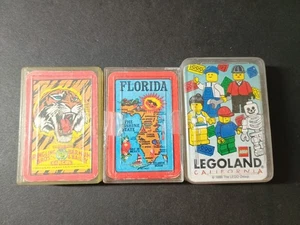 Vintage Mini Playing Cards Lot Legoland California Ringling Bros Barnum & Bailey - Picture 1 of 5