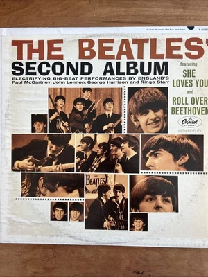 The Beatles – Second Album MONO T-2080 1964 1st Press Scranton IAM NM Vinyl VG+ - Image 1 of 4
