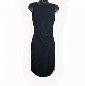 Vestido Brooks Brothers Acanalado Azul Marino XS Sin Mangas Elastizado Jersey - Imagen 1 de 9