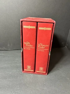 The Word Finder / The Synonym Finder Set by Rodale J.J  Rodale With Slipcover - Foto 1 di 6