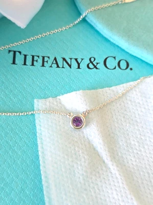 Collar de amatista Tiffany & Co. Peretti color por yarda 0,14 quilates, PVP £475 Foto 1 de 4