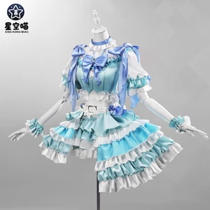 Madoka☆Magica Miki Sayaka Cosplay Costumes Stage Outfit Christmas Skirt Dress - Picture 1 of 17