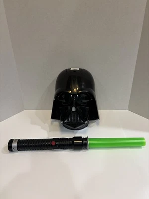 Darth Vader Mask Voicechanger Not working, Cosmetic Only &  Green Light Saber-T8 - Image 1 of 4
