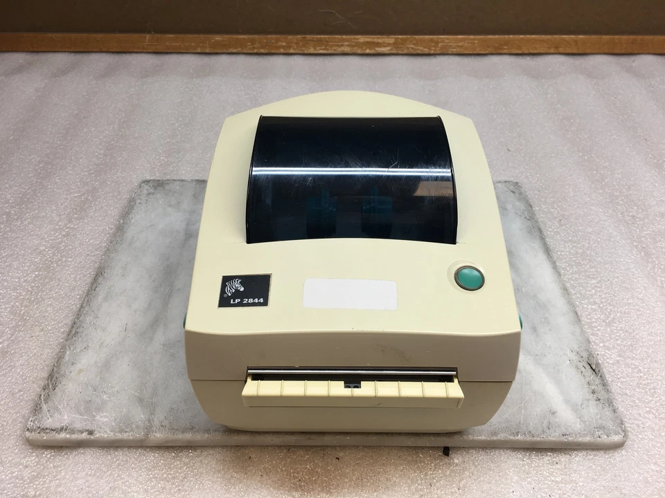 Zebra LP2844 Direct Thermal Label Printer 2844-20301-0001 No Adapter incl - Image 1 of 4