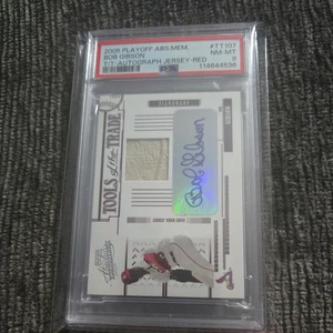 2005 Playoff Absolute Tools of the Trade Red Bob Gibson Patch Auto /25 PSA 8! - Picture 1 of 5
