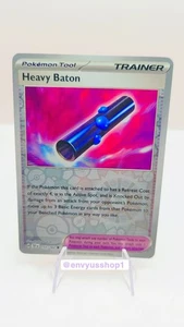Heavy Baton (Tool) 151/162 SV05: Temporal Forces Reverse Holo ✨️+Bonus card - Picture 1 of 2