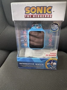 Reloj inteligente Sega Sonic para niños cámara de alarma azul niños el erizo interactivo - Imagen 1 de 4