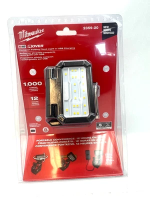 Milwaukee M18 2359-20 ROVER Compact Folding Flood Light w/ USB Charging USB-C - Image 1 of 4