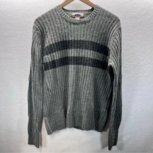 Old Navy Lambswool Vintage Ripp Pullover Damen M warm Winter grau 2777 - Bild 1 von 7