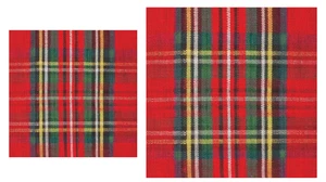 Boston International Classic Check Napkins, Cocktail and Lunch - Picture 1 of 3