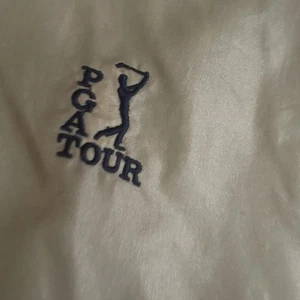 Vintage Zip Up With Hood PGA Tour Tan Large Men’s Wind Breaker - Picture 1 of 8