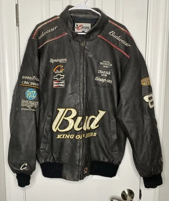 Chaqueta NASCAR mediana Chase Jeff Hamilton de cuero Dale Earnhardt para hombre de colección *leer* Foto 1 de 4
