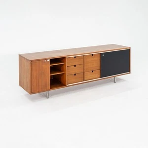1950s George Nelson for Herman Miller Walnut and Steel Credenza 80x18 inches - Picture 1 of 12