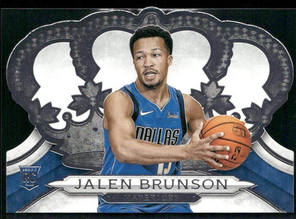 2018-19 Panini Crown Royale #11 Jalen Brunson Rookie - Image 1 of 2