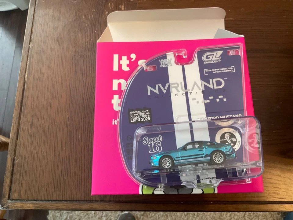 2025  expo 2013 Ford Mustang Shelby GT-500 1/ 64 Scale Model - Nvrland 192 Made - Image 1 of 1