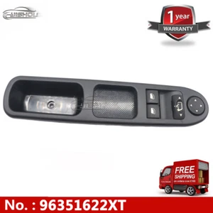 Fits For Peugeot 307 00-05 96351622XT 6554.E4 Power Master Window Control Switch - Picture 1 of 12