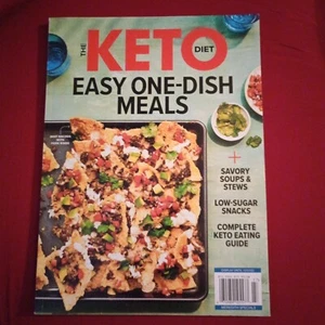 The Keto Diet Magazine "Easy One-Dish Meals" Soups Stews Snacks Guide, 2022, LNC - Imagen 1 de 4