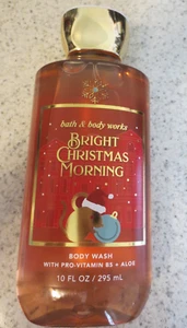 Bath & Body Works ~ Bright Christmas Morning ~ lavaggio corpo 10 once Nuovo - Foto 1 di 2