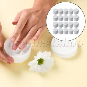 20 x 30g Round Creams Containers Plastic Makeup Jars w/ Lids for Travel - Picture 1 of 6