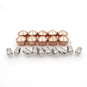 20pcs SAF Plasma Torch Consumables Electrode 0408-2404 Tip 0408-2262 1.2mm  - Picture 1 of 6