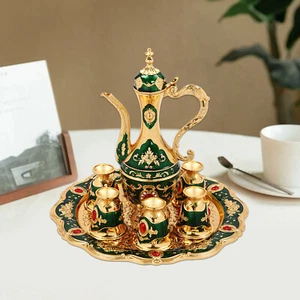 Turkish Coffee Set with Tray Pot And 6 Cups Vintage Tea Set For Home Decor - Picture 1 of 12